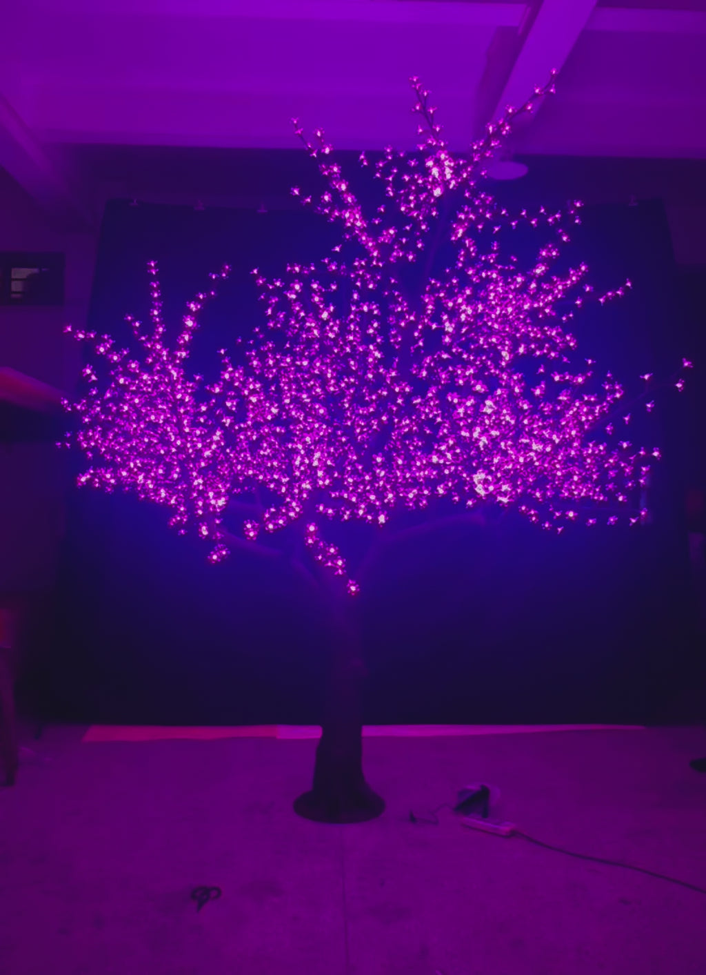 LED high simulation Cherry blossoms tree light,Height: 3.5m(11.5ft)