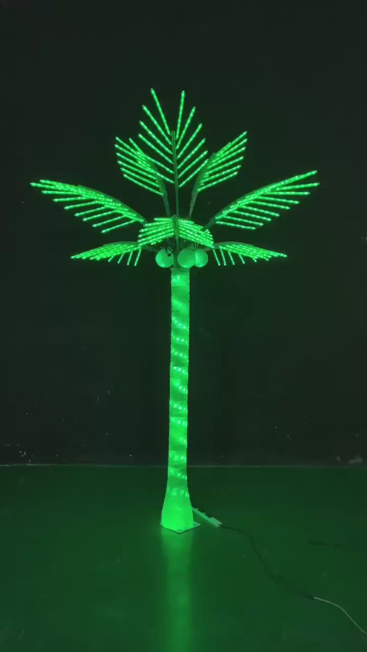 IP65 outdoor LED coconut tree light simulation palm tree Height:3m(9.84ft)