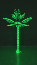 Load and play video in Gallery viewer, IP65 outdoor LED coconut tree light simulation palm tree Height:3m(9.84ft)
