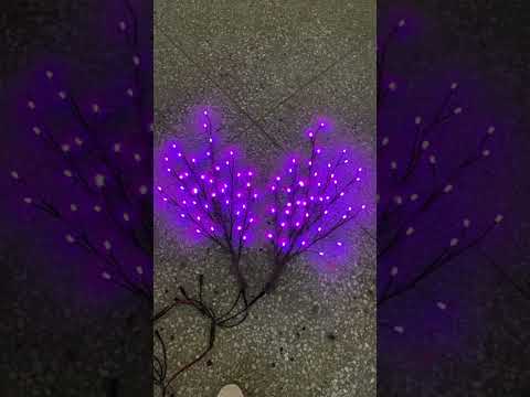 RGB LED Maple Leaf Tree – height from 2 to 5 meters, for garden and landscape lighting from gtreelights.com