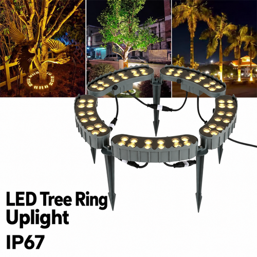 IP67 RGB LED tree ring uplight for outdoor tree and landscape lighting