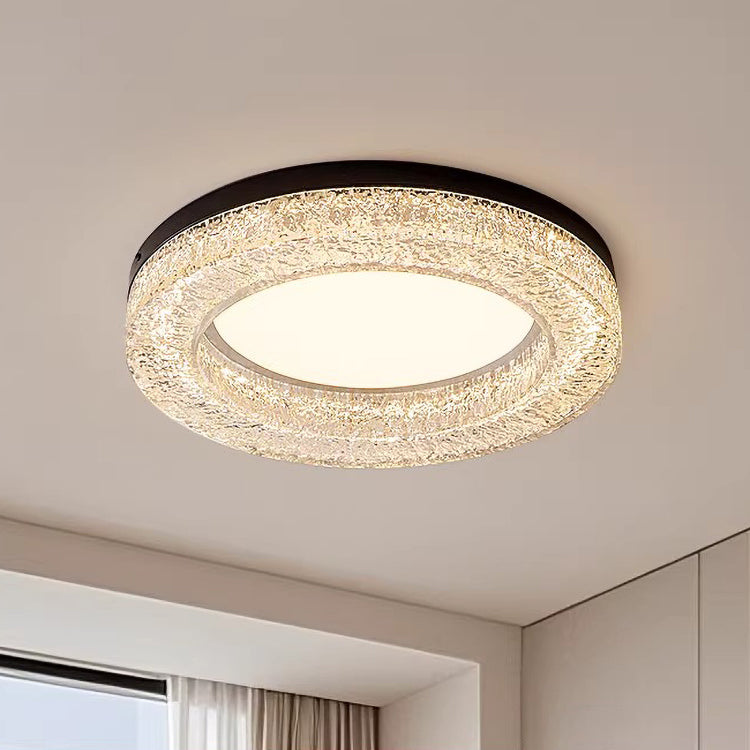 Pure copper acrylic round ceiling lamp