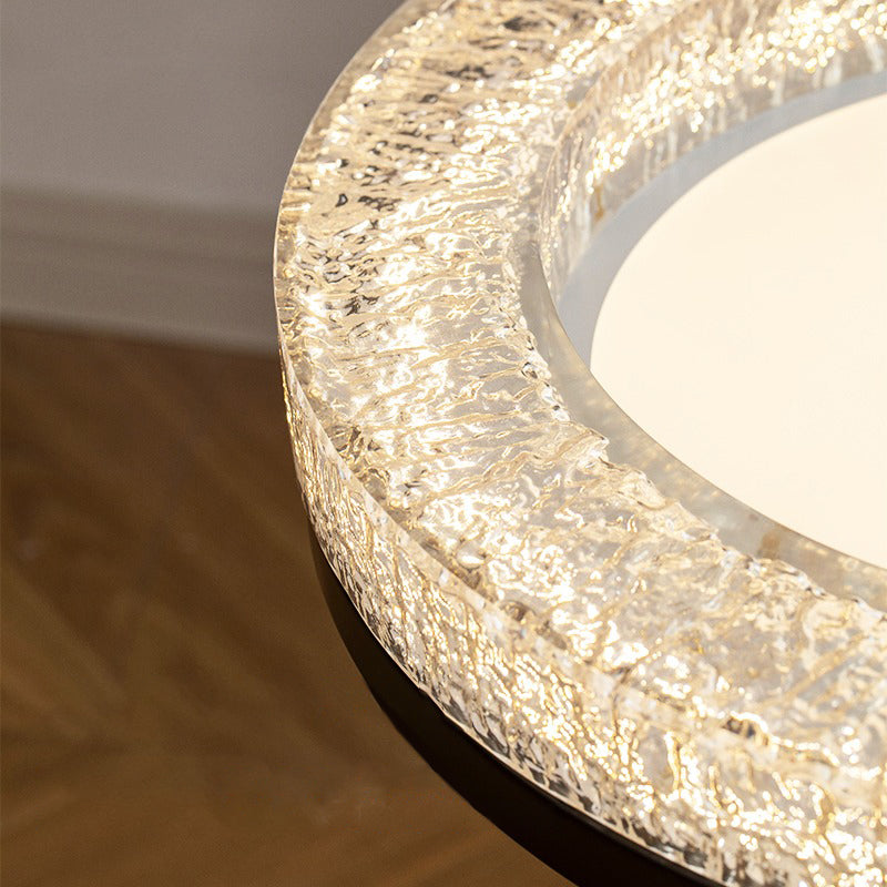 Pure copper acrylic round ceiling lamp