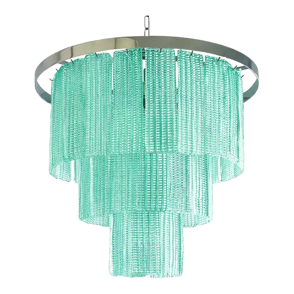 Sea Green Murano Glass Sputnik designer living room chandelier dining room hotel lamp
