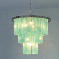 Sea Green Murano Glass Sputnik designer living room chandelier dining room hotel lamp