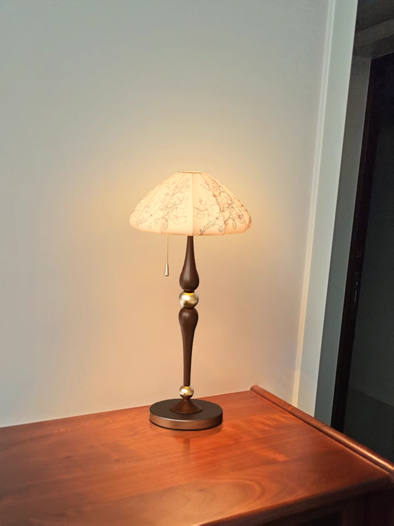 Vintage fabric desk lamp room floor lamp