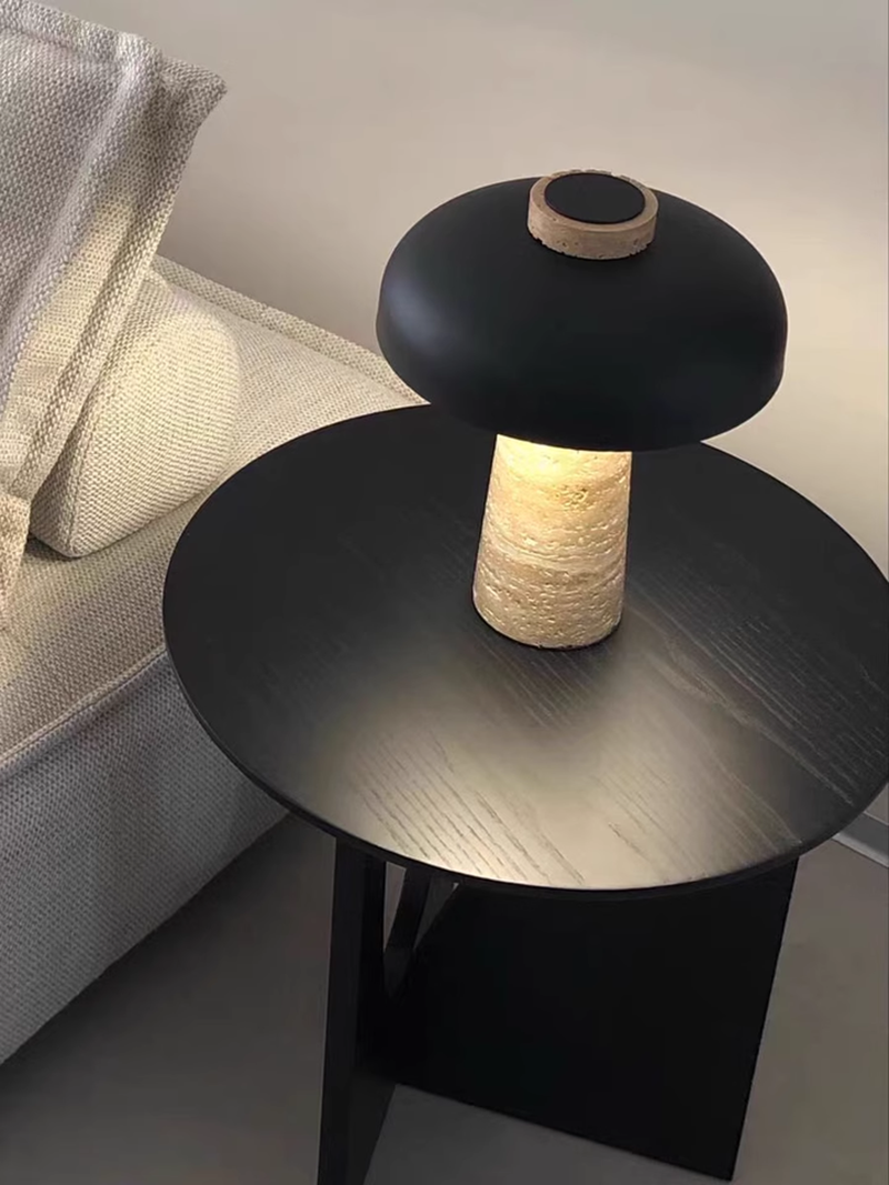 Mushroom desk lamp creative bedside lamp stone