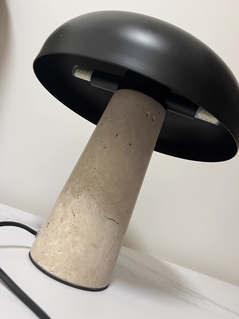 Mushroom desk lamp creative bedside lamp stone