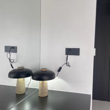 Load image into Gallery viewer, Mushroom desk lamp creative bedside lamp stone
