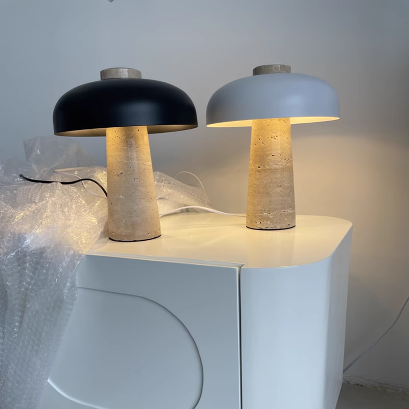 Mushroom desk lamp creative bedside lamp stone