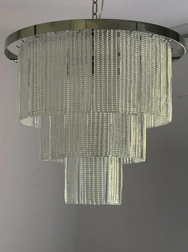 Transparent Murano Glass Sputnik designer living room chandelier dining room hotel lamp