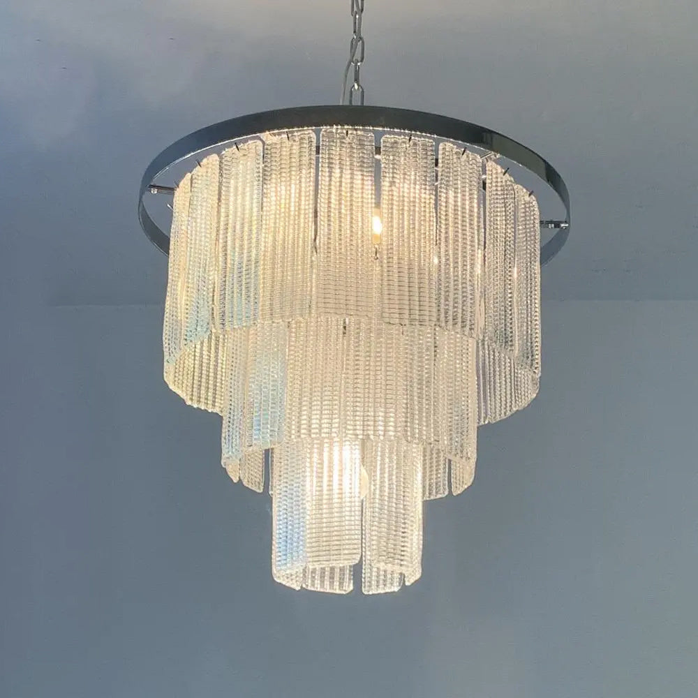 Transparent Murano Glass Sputnik designer living room chandelier dining room hotel lamp