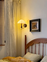 Load image into Gallery viewer, Vintage fabric wall lamp room pendant light
