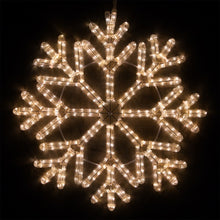 Load image into Gallery viewer, 24&quot; LED snowflake motif light rope light
