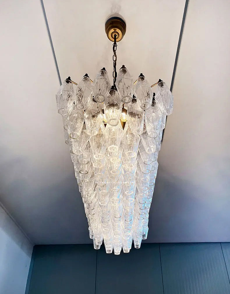 Murano French Vintage Glass Dining Room Light Chandelier