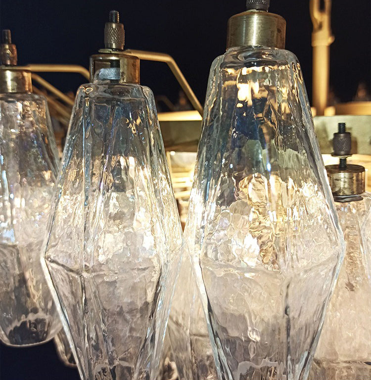 Murano French Vintage Glass Dining Room Light Chandelier