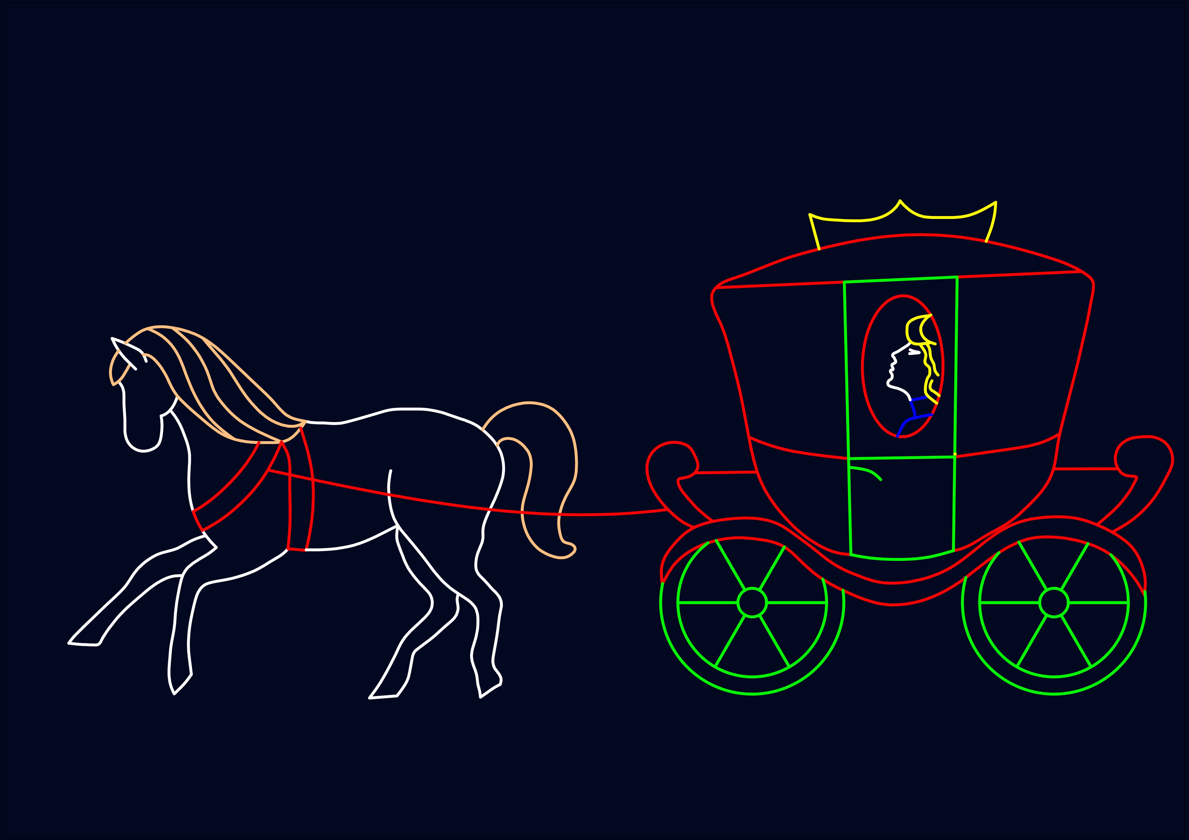 Outdoor Christmas Decorative 2D Animated motif Lights LED Rope Lights