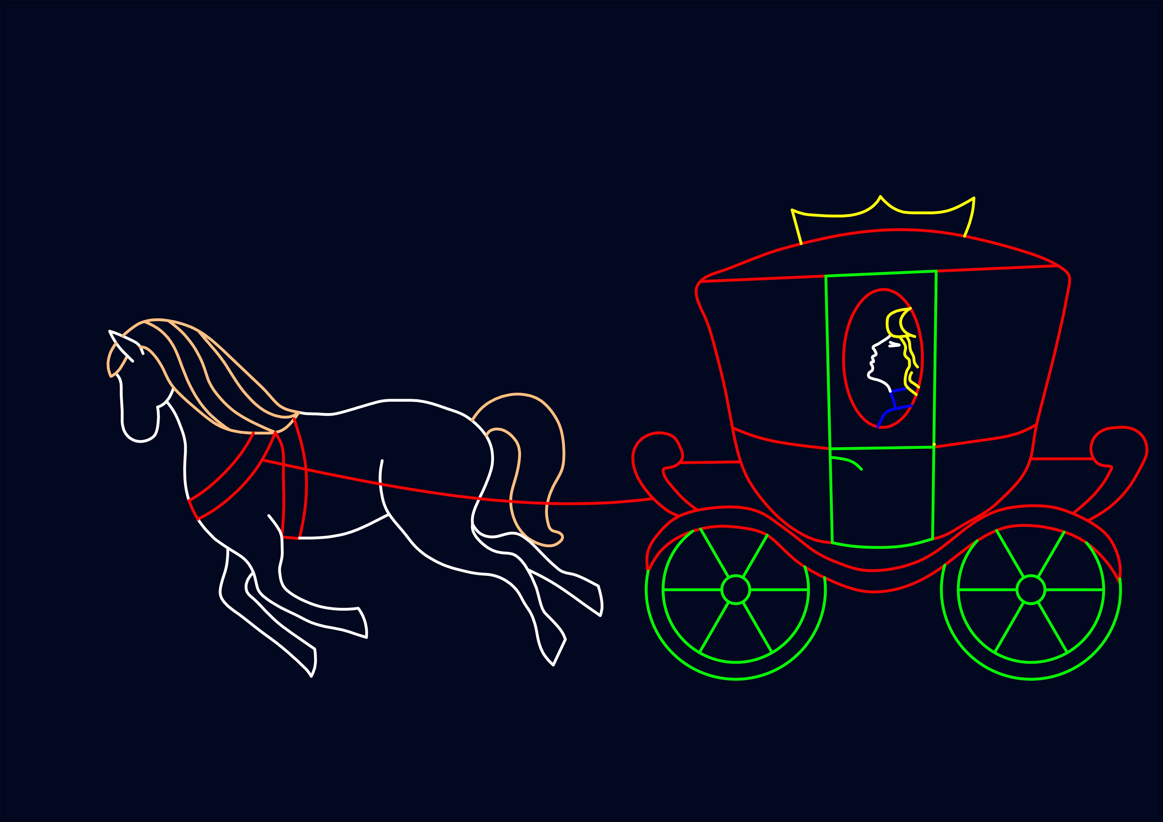 Outdoor Christmas Decorative 2D Animated motif Lights LED Rope Lights