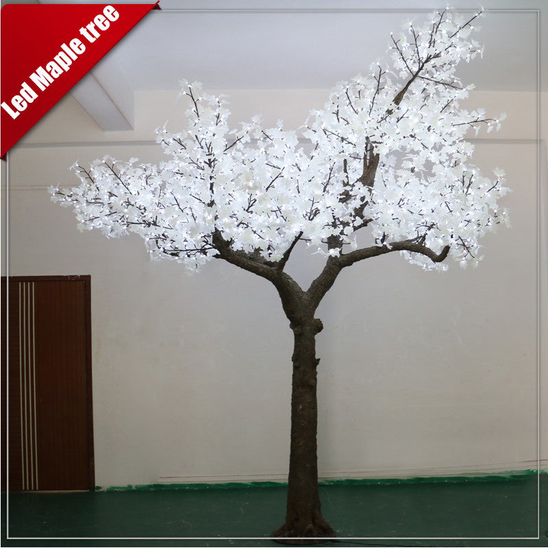 LED high simulation tree lamp outdoor LED maple tree lights,Height:4m ...