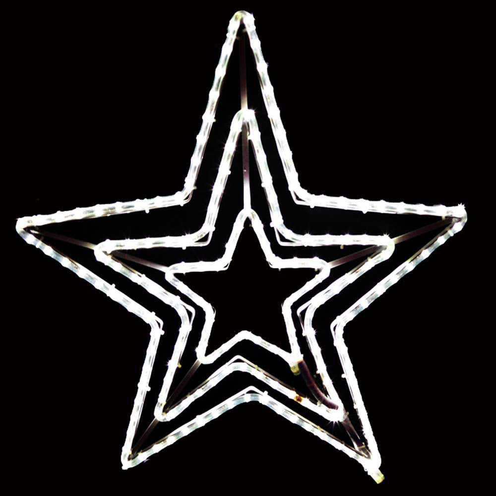 Led Pvc Star Rope Light LED Star Rope Light 2D Christmas Motif – Green tree lights