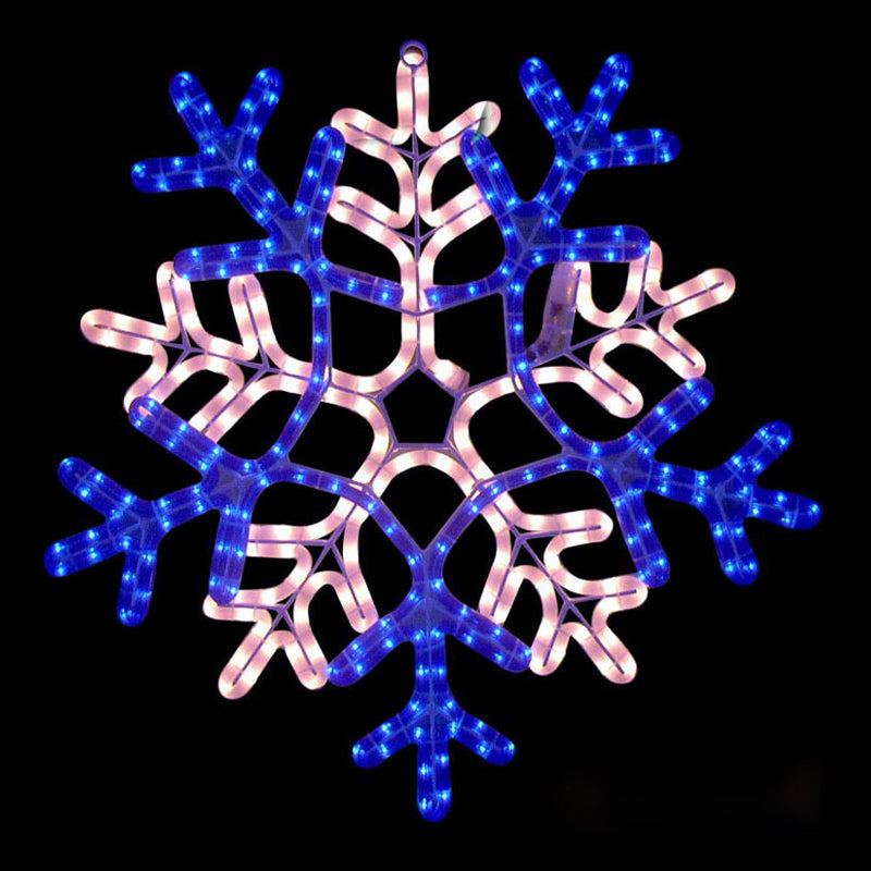 New year christmas holiday decoration lamp LED snowflake rope light 2D ...
