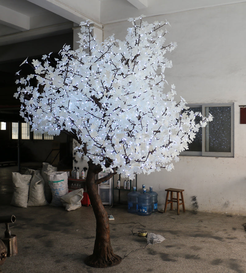 LED high simulation tree lamp LED maple tree lights