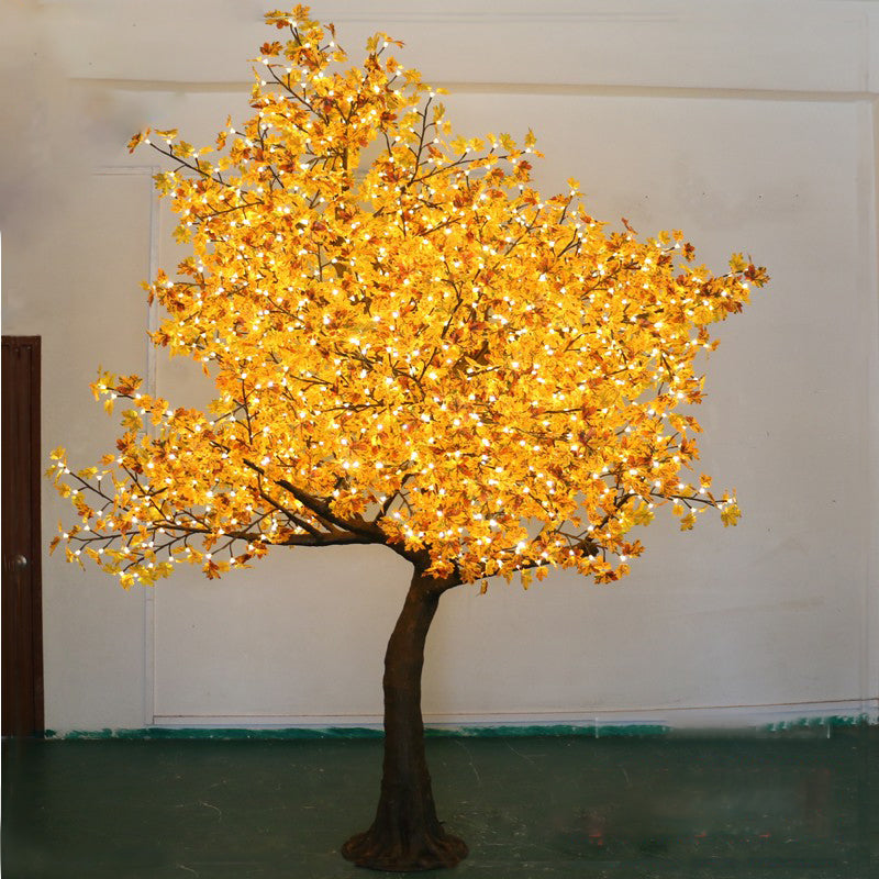 LED high simulation tree lamp LED maple tree lights
