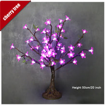 Load image into Gallery viewer, Pink cherry blossom tree table lamp
