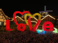 valentines day decoration lights LED large outdoor holiday decorations