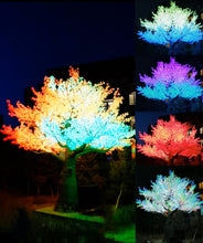 Load image into Gallery viewer, 20ft DMX512 smart controlled Multi color Christmas decorations large outdoor LED Ginkgo tree
